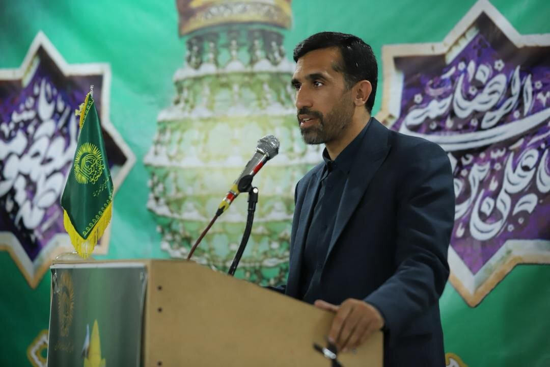 مراسم دهه کرامت با حضور خانواده شهدای خدمت در مسجد علی بن موسی‌الرضا(ع)
