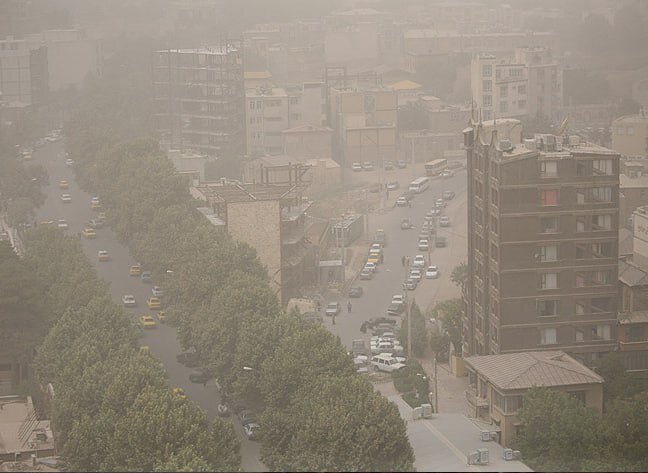 شاخص آلودگی هوا در چند شهر غربی کشور از ۴۸۰ فراتر رفت