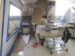 حمله پهپادی رژیم صهیونیستی به بیمارستان فارابی کرمانشاه