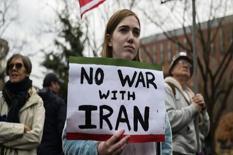 تظاهرات در مناطق مختلف آمریکا برای حمایت از ایران