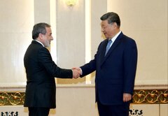 دیدار وزیر امور خارجه با رئیس‌جمهور چین در پکن