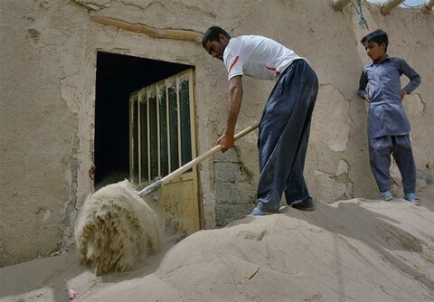 ریزگردهای بی‌پایان روستاهای سیستان را بلعیدند