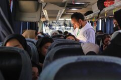 آتش‌سوزی مرگبار اتوبوس در هرات افغانستان بیش از ۷۰ قربانی گرفت