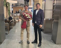 مربی جدید پرسپولیس وارد تهران شد
