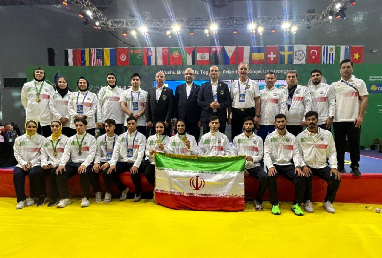 نایب‌قهرمانی ایران در ووشوی جهان با ۱۰ مدال رنگارنگ