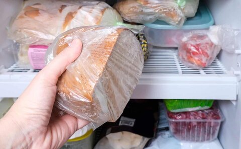 فواید شگفت‌انگیز فریز کردن نان برای سلامت