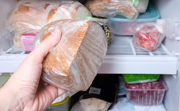 فواید شگفت‌انگیز فریز کردن نان برای سلامت