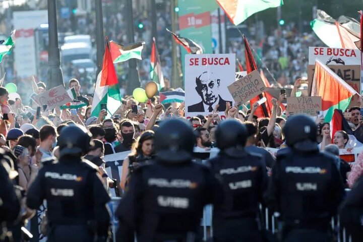 لغو فینال دوچرخه‌سواری «وئلتا اسپانیا» به‌دلیل تظاهرات گسترده حامیان فلسطین