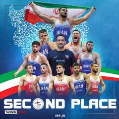 تیم ملی کشتی آزاد زیر ۲۳ سال ایران نایب قهرمان جهان شد